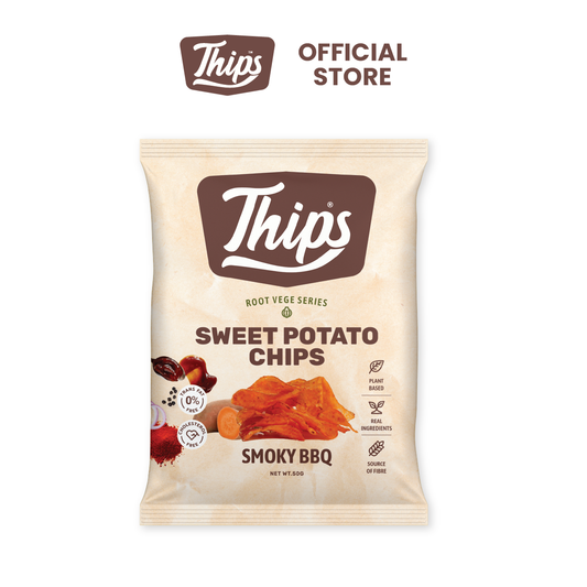 Thips Smoky BBQ Sweet Potato Chips (1 x 50g)