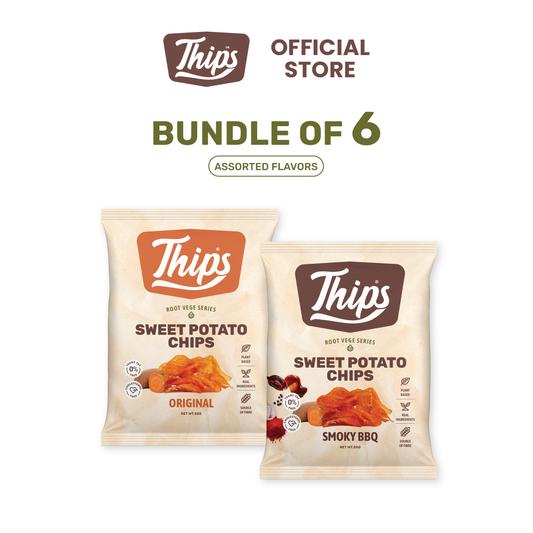 [Bundle of 6, 12, 24] Thips Variety Sweet Potato Chips Halal