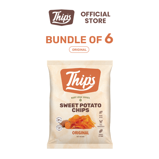 [Bundle of 6, 12, 24] Thips Original Sweet Potato Chips Halal