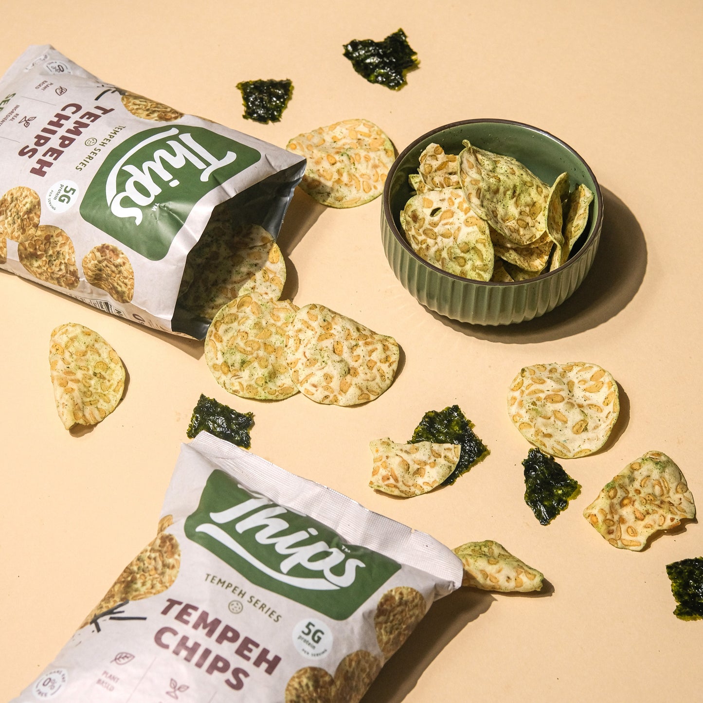 [Subscription Plan- Bundle of 12] Thips Seaweed Tempeh Chips